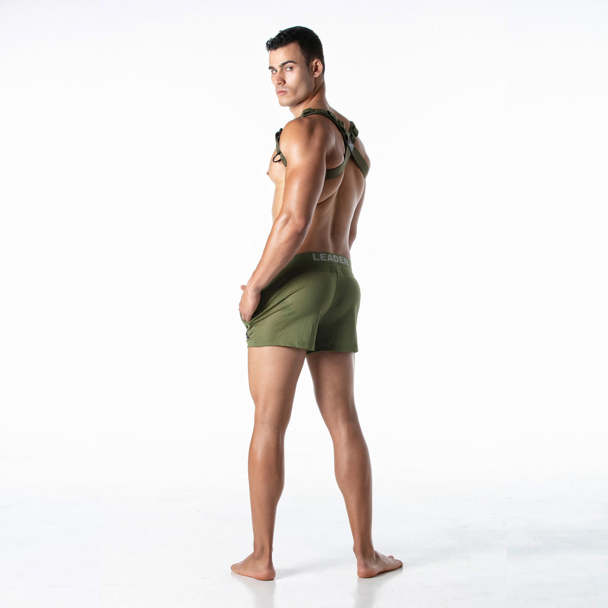 Combat Fetish-Gurtzeug Khaki-4