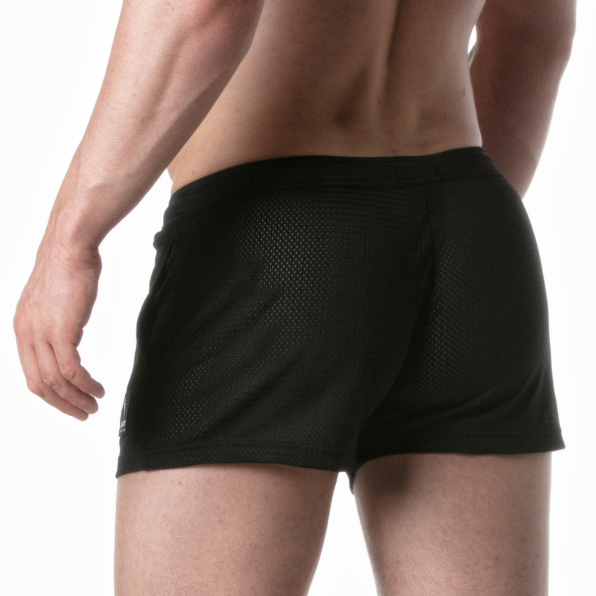 G.I. Booty Mesh-Shorts Schwarz-1