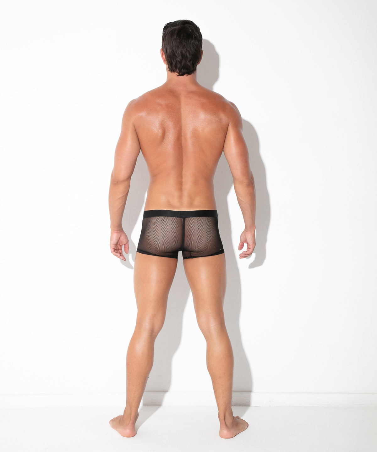 Rock Boxer aus Mesh mit Strass 2252 – Schwarz - Code 22 - Shop Deutschland Noodosz