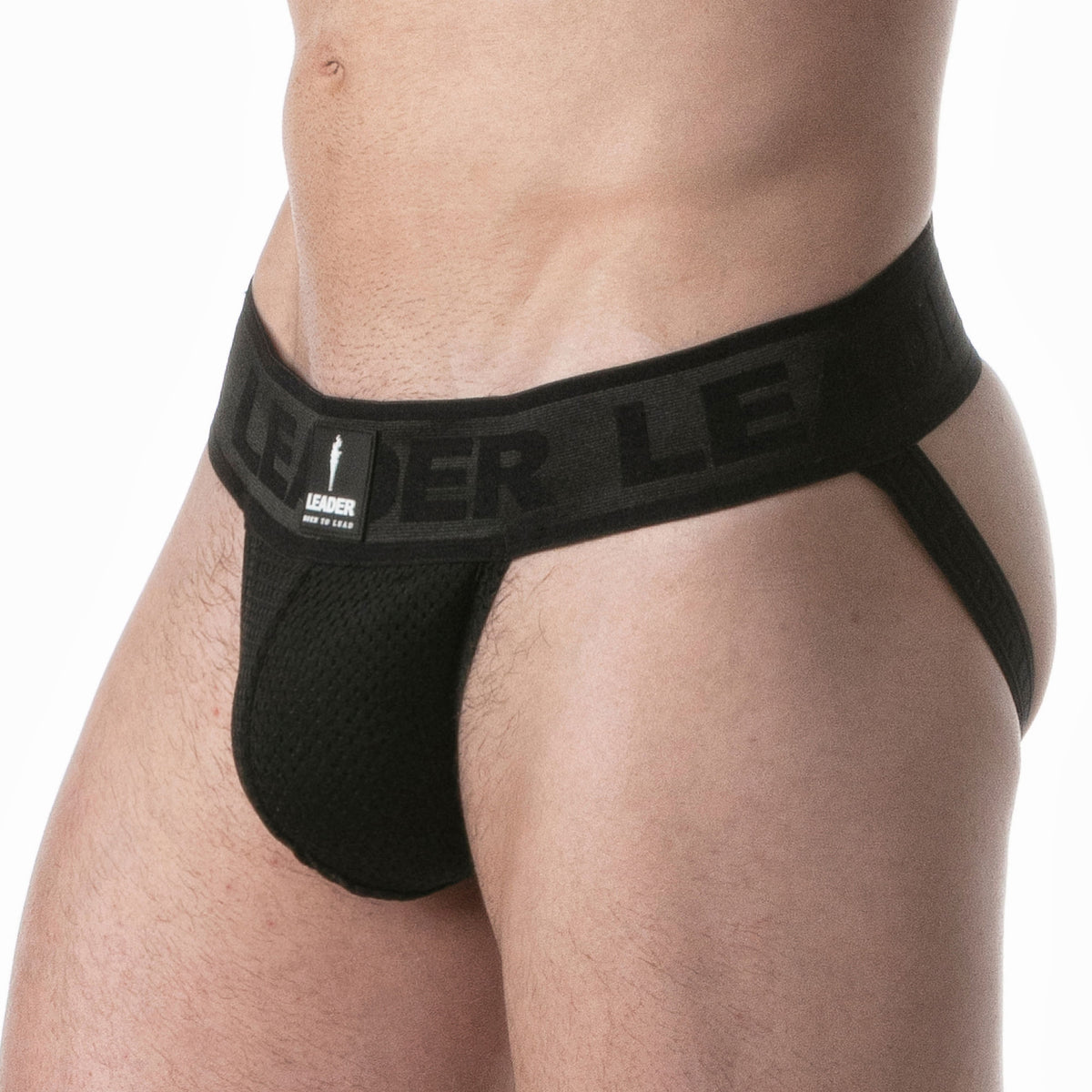 Sport-Mesh-Jockstrap Schwarz-0