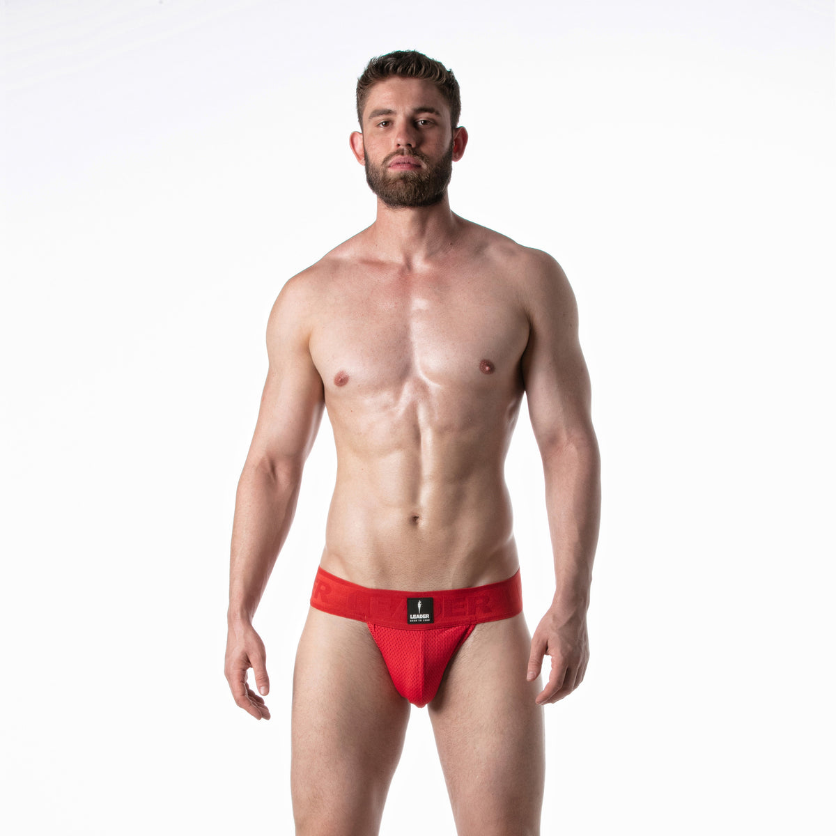 Sport-Jockstrap aus Mesh, rot-2
