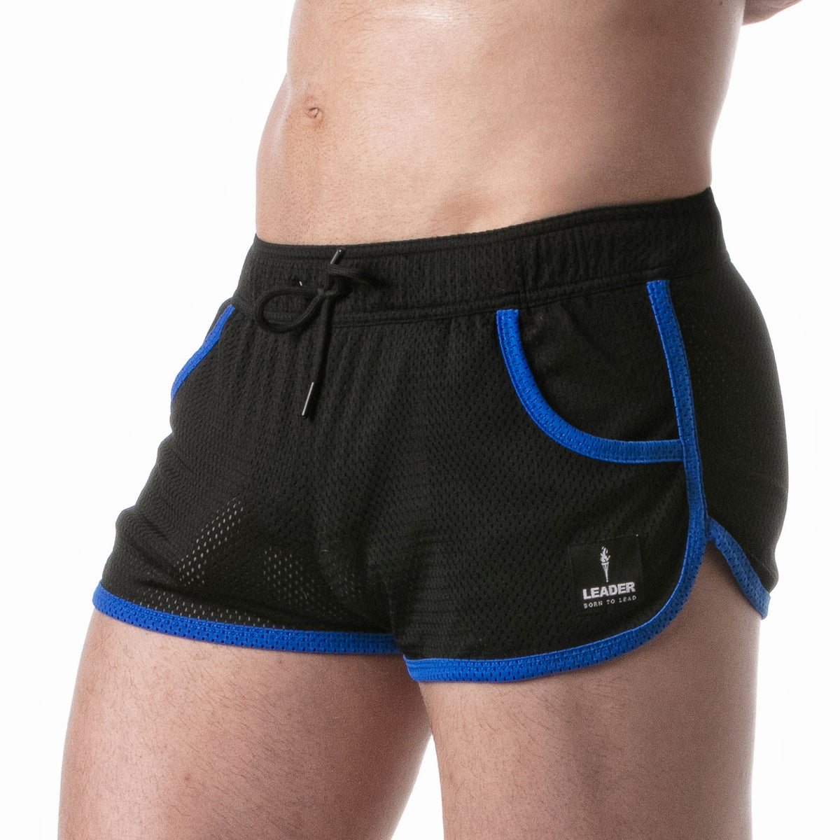 Marathon-Shorts mit blauen Akzenten – 0
