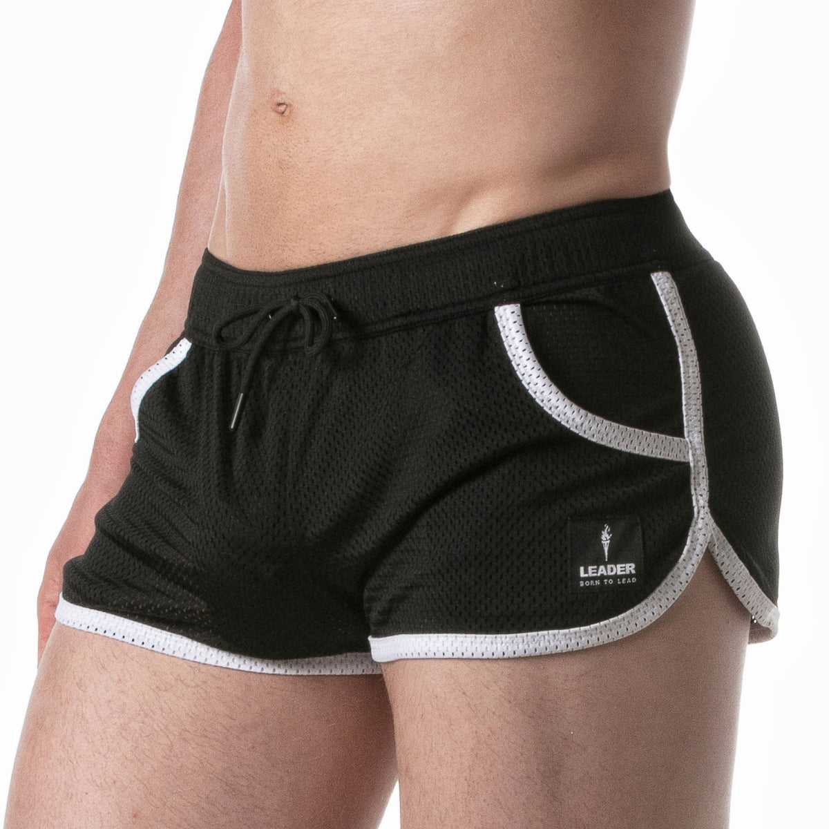 Marathon-Shorts mit weißen Details – 0