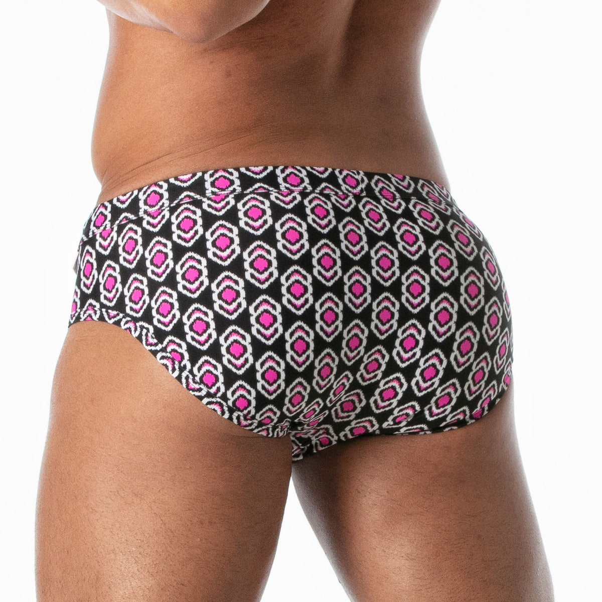 Miami-Badehose, schwarz-1