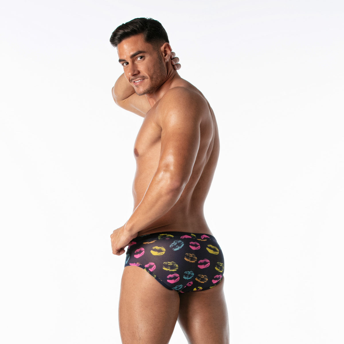 Amor Mesh-Badehose Navy-4