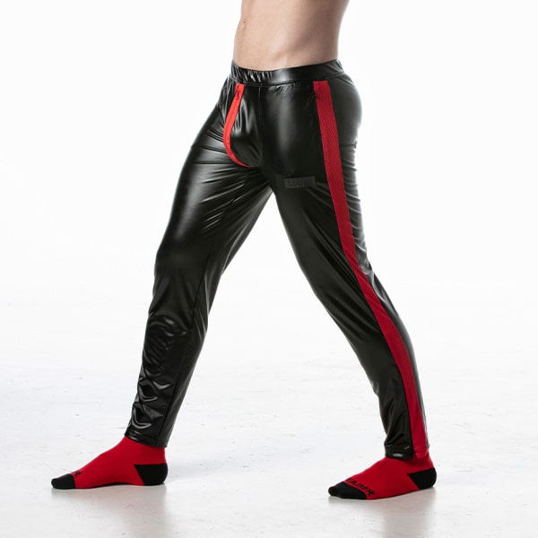 Brut-Reißverschlusshose Rot-1