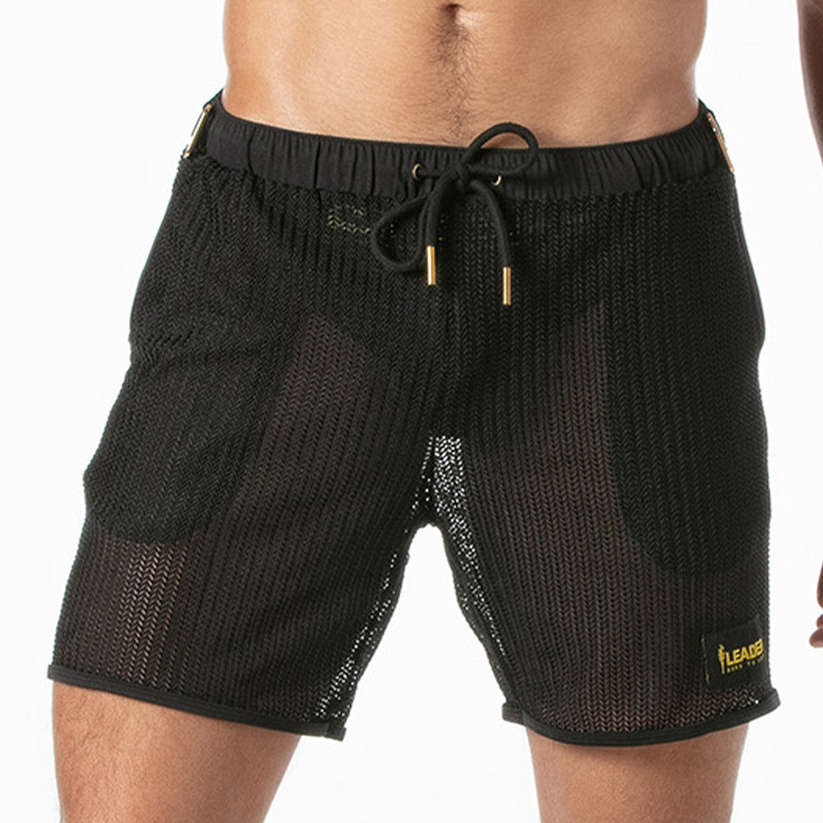 Invictus Mesh-Shorts Schwarz-0