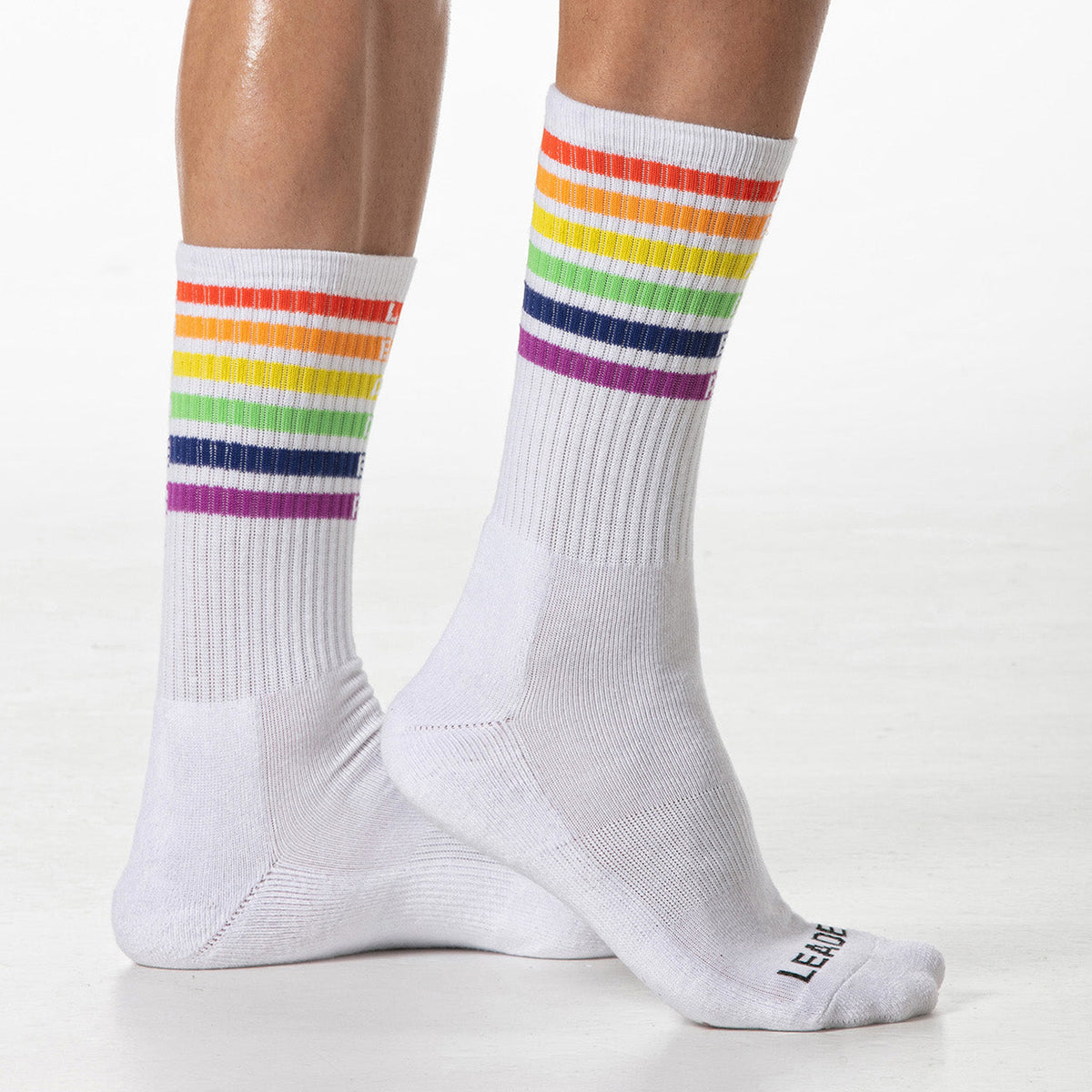 Pride Stripes Crew-Socken Weiß-0