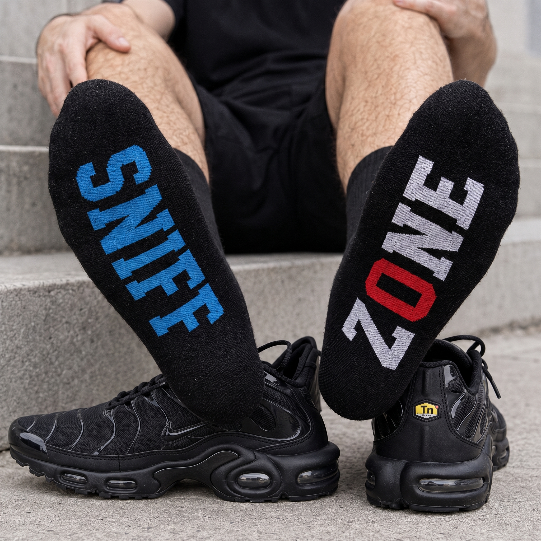FOLSOM EUROPE x Sk8erboy® SNIFF ZONE Socks schwarz