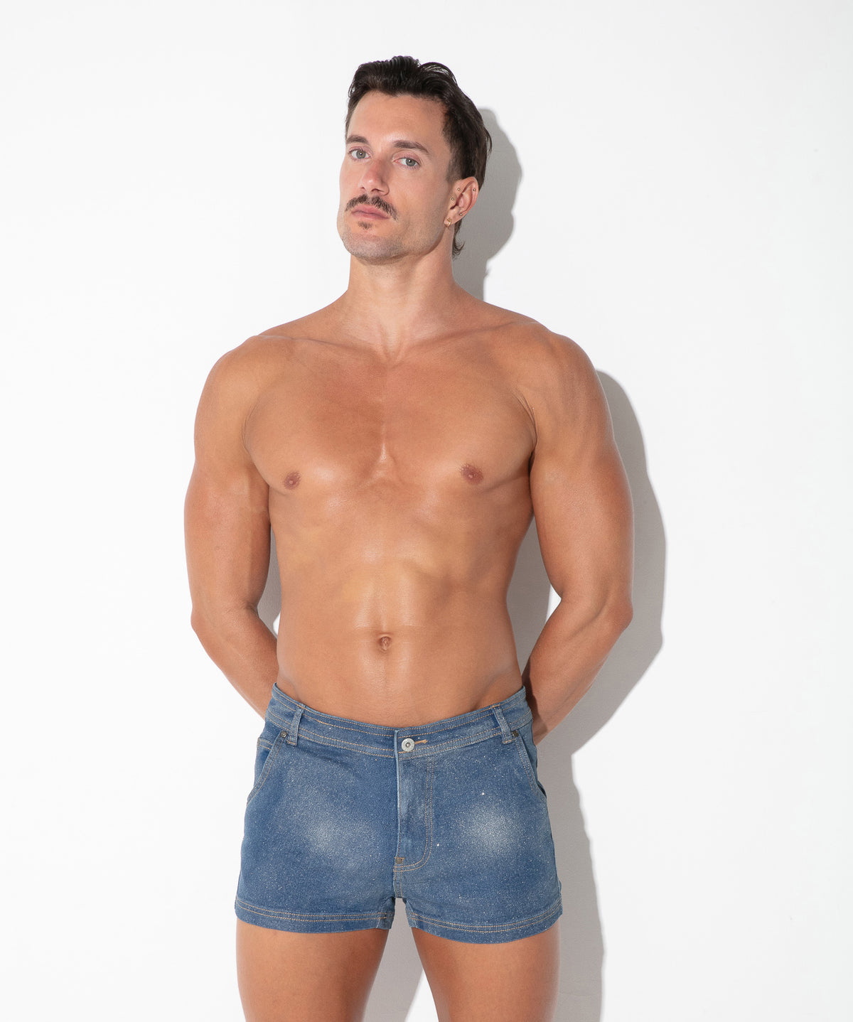 CODE 22 Metallic-Jeansshorts 9836 – Silber - Code 22 - Shop Deutschland Noodosz