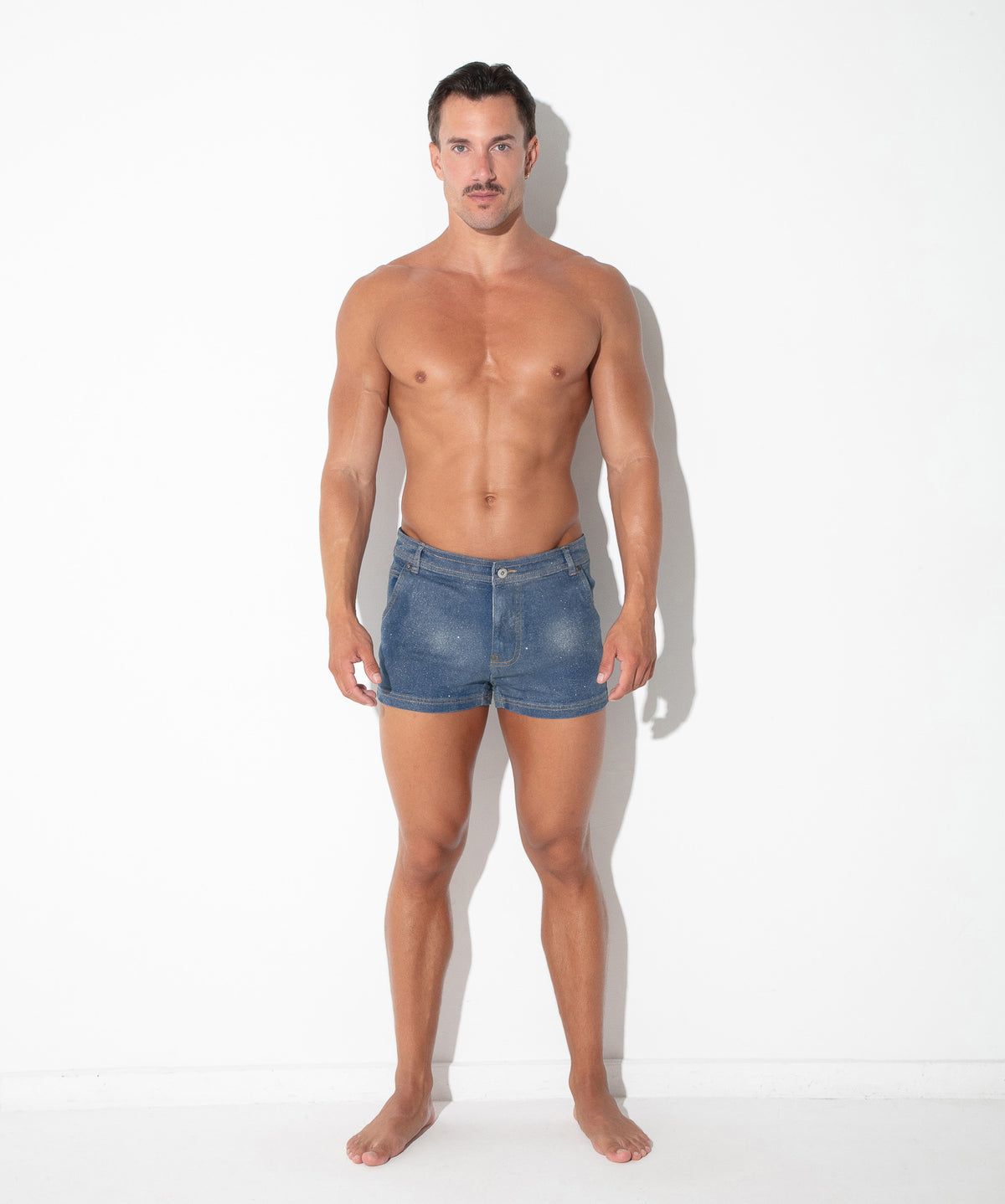CODE 22 Metallic-Jeansshorts 9836 – Silber - Code 22 - Shop Deutschland Noodosz