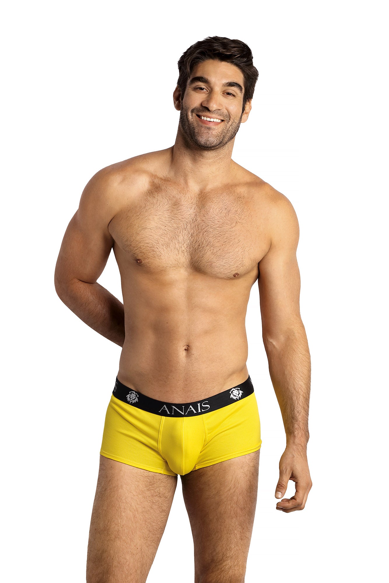 Herren Boxer Shorts 053382 gelb - 2XL - Anais for Men - Shop Deutschland Noodosz