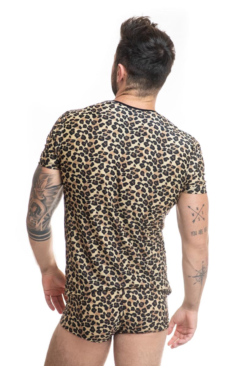 Herren T-Shirt 053556 leopard - 3XL - Anais for Men - Shop Deutschland Noodosz