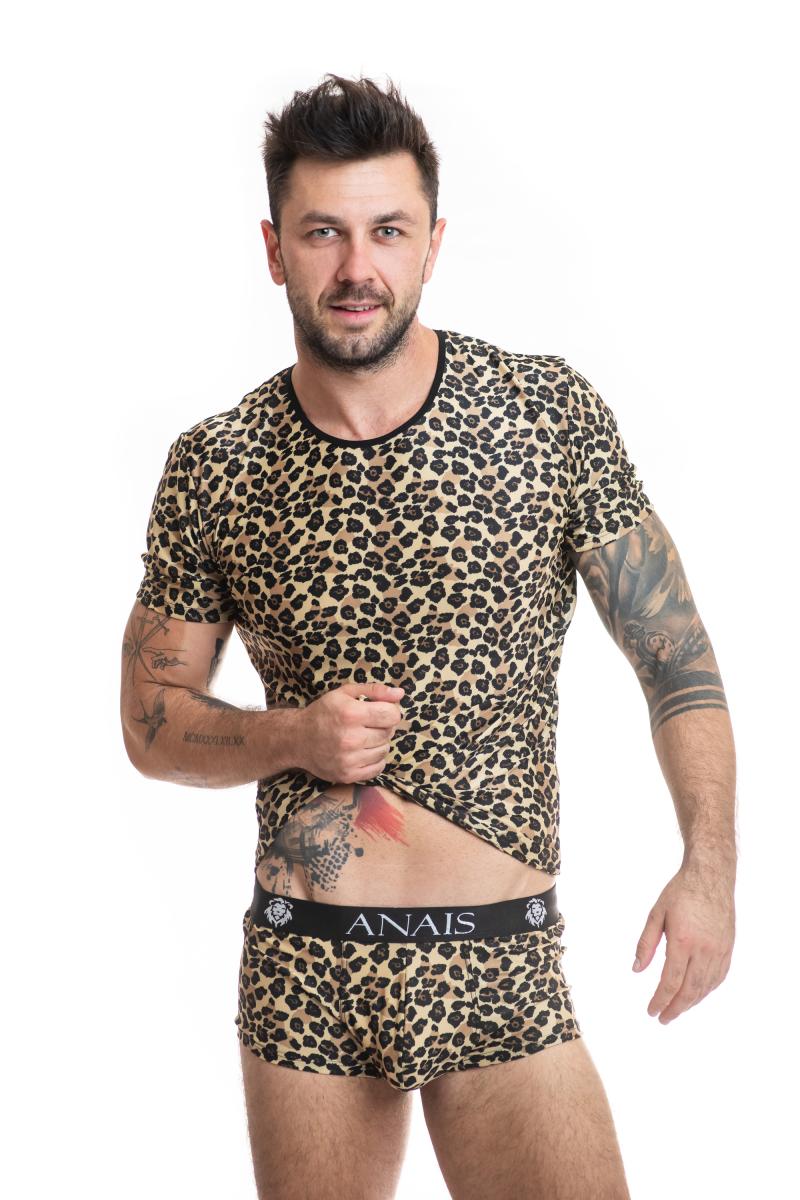Herren T-Shirt 053556 leopard - 3XL - Anais for Men - Shop Deutschland Noodosz