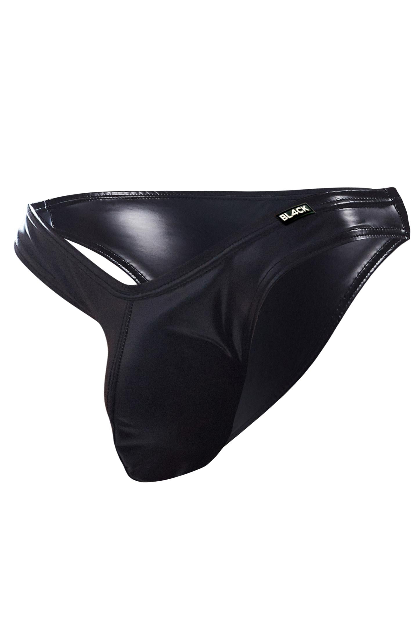 schwarzer Wetlook Slip BL4CK04 - XL