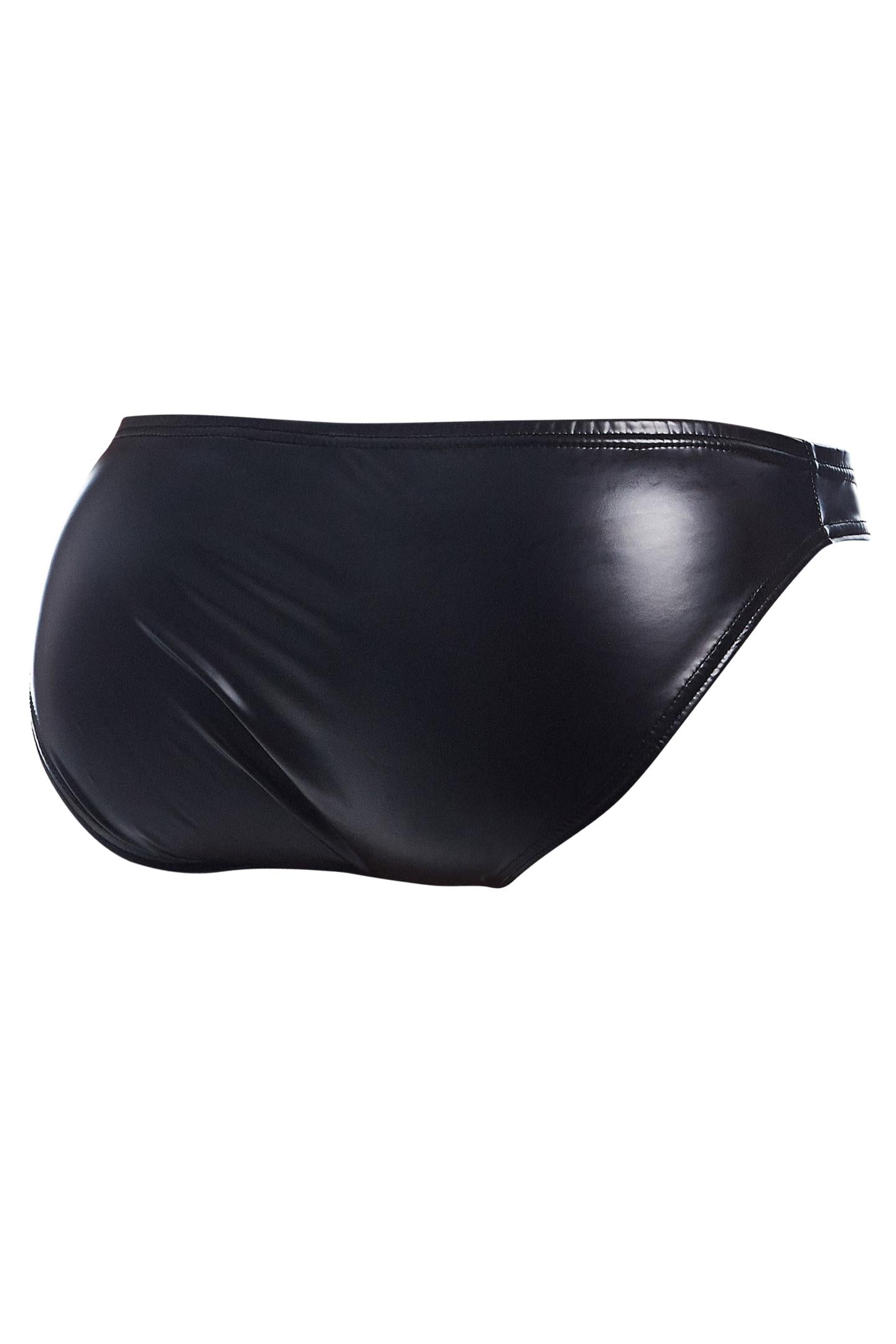 schwarzer Wetlook Slip BL4CK04 - XL