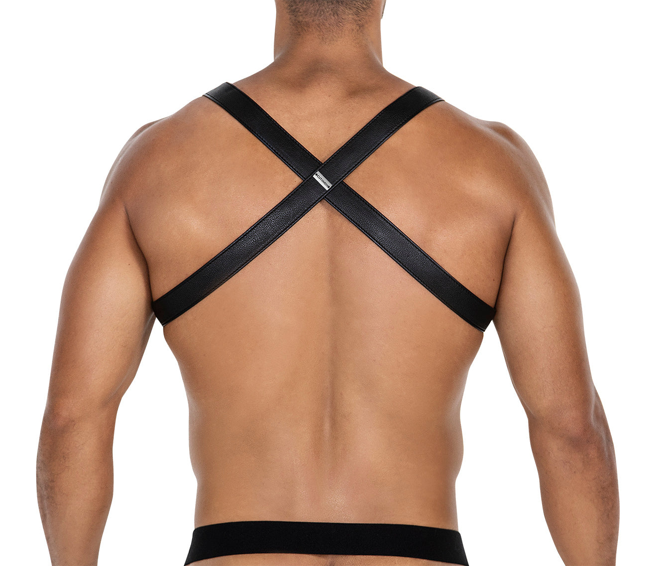 schwarz/blauer Brust-Harness 06 - OS