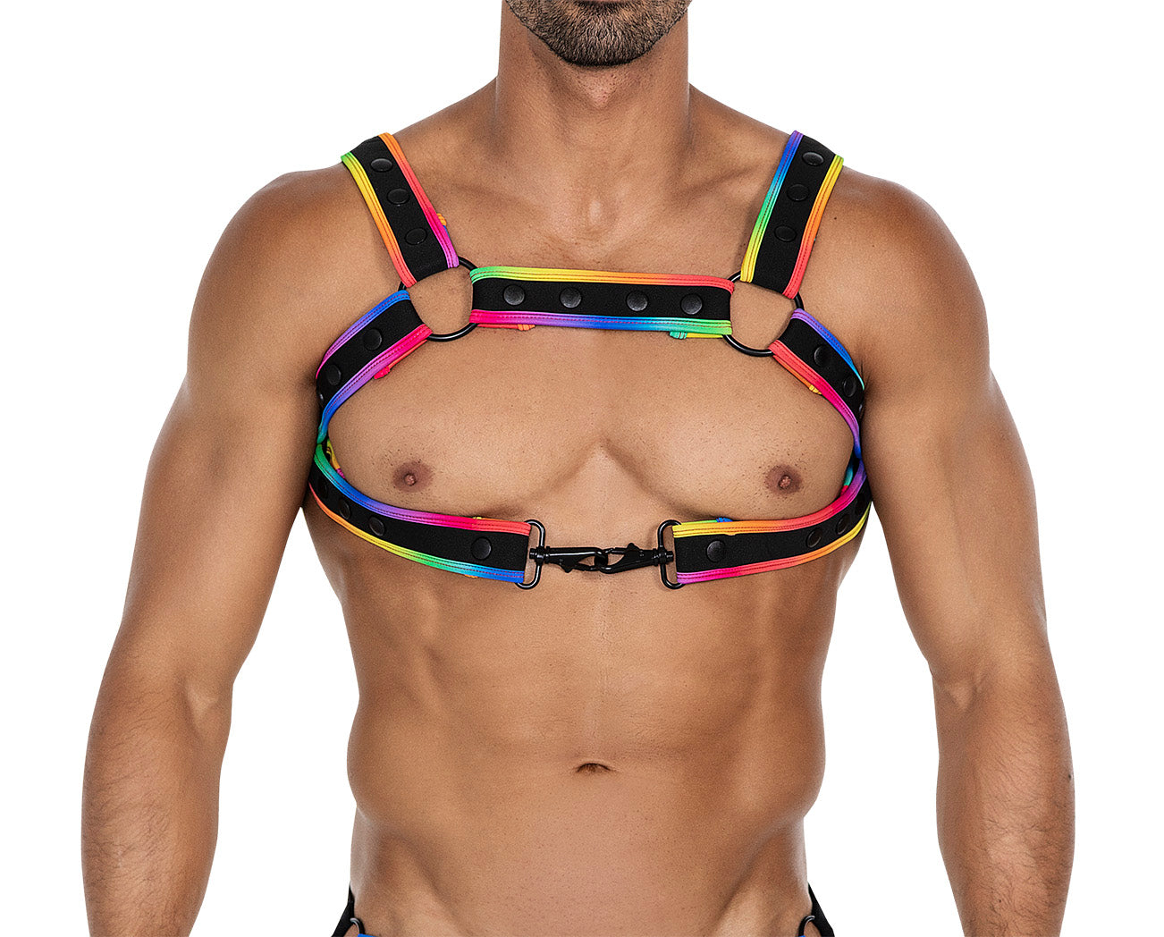 mehrfarbiger Brust-Harness 05 - OS