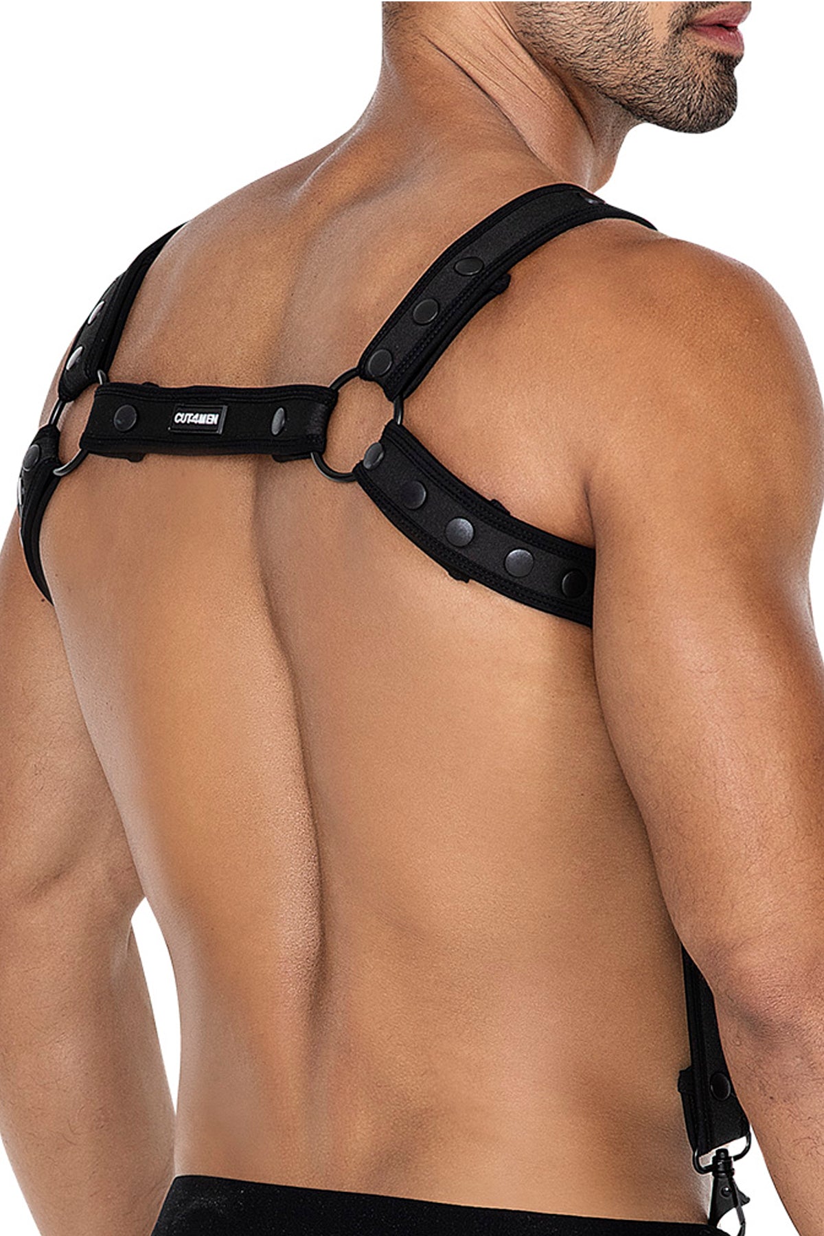schwarzer Brust-Harness 05 - OS
