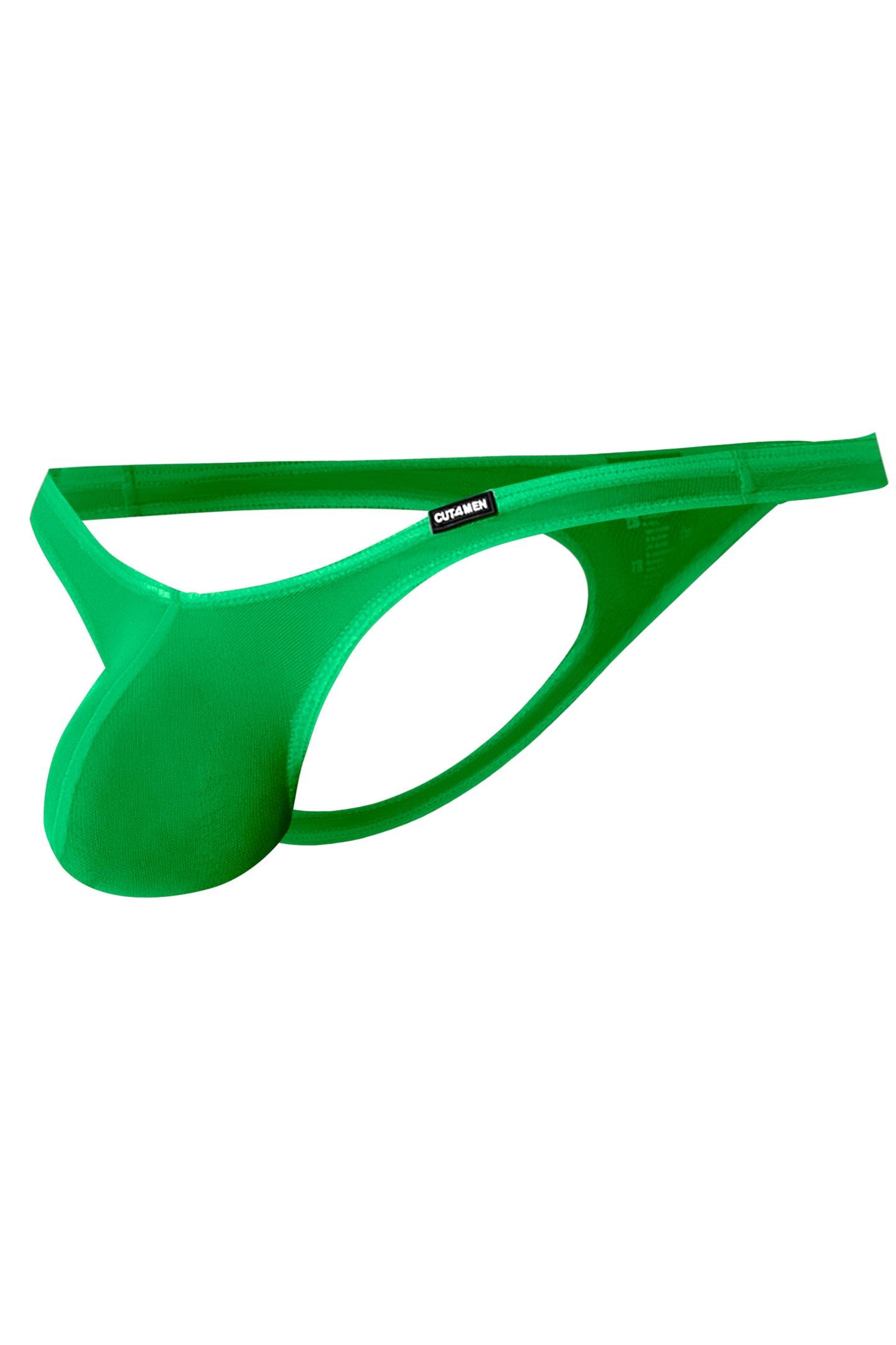 green Mesh Low Rise Bulge String C4MSPXBUL02 GLOW - XL