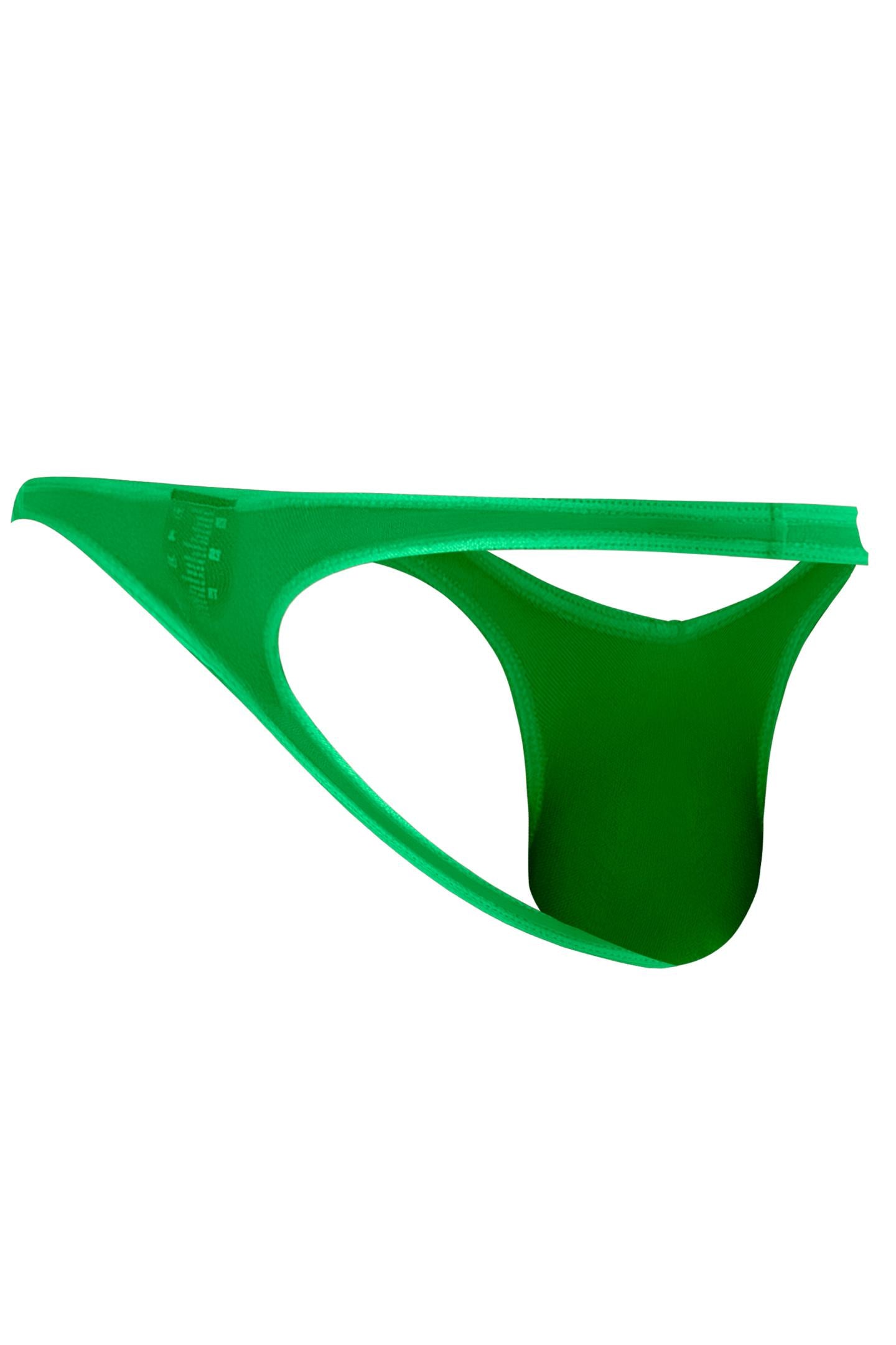 green Mesh Low Rise Bulge String C4MSPXBUL02 GLOW - XL