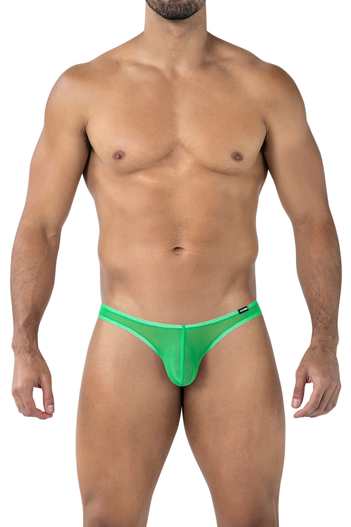 grüner Low Rise Bulge Brief Netz C4MSPXBUL01 GLOW - XL