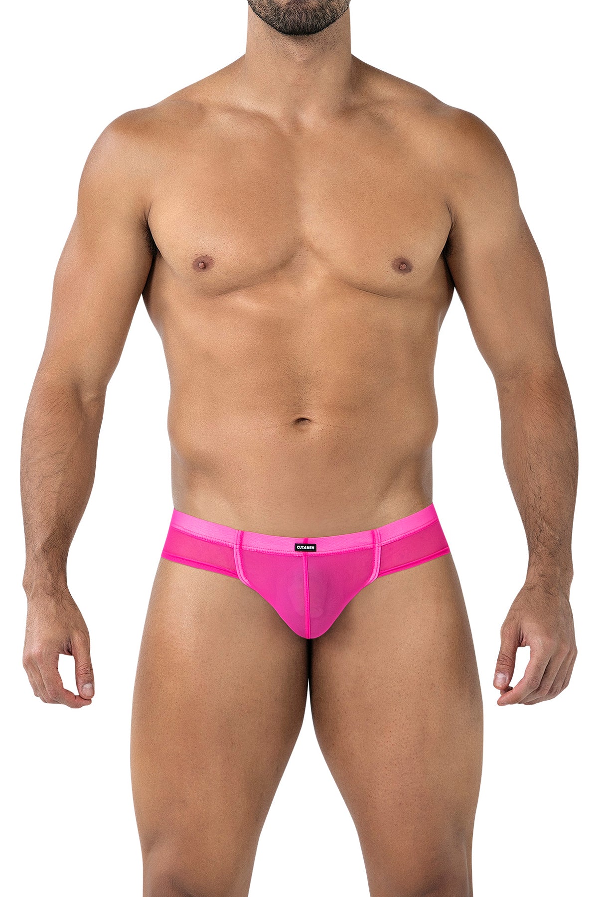 pinker Hybrid Cheeky Brief Netz C4MSPX22 GLOW - XL