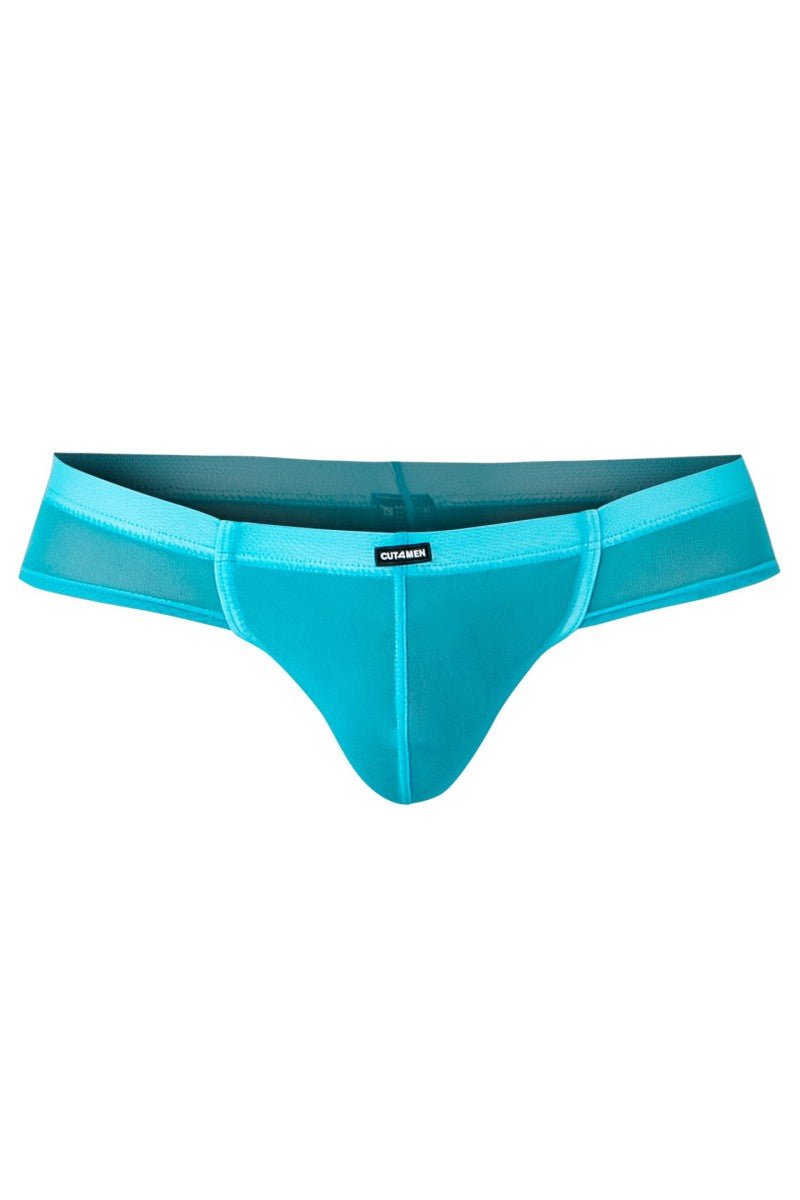 türkiser Hybrid Cheeky Brief Netz C4MSPX22 GLOW - XL-0