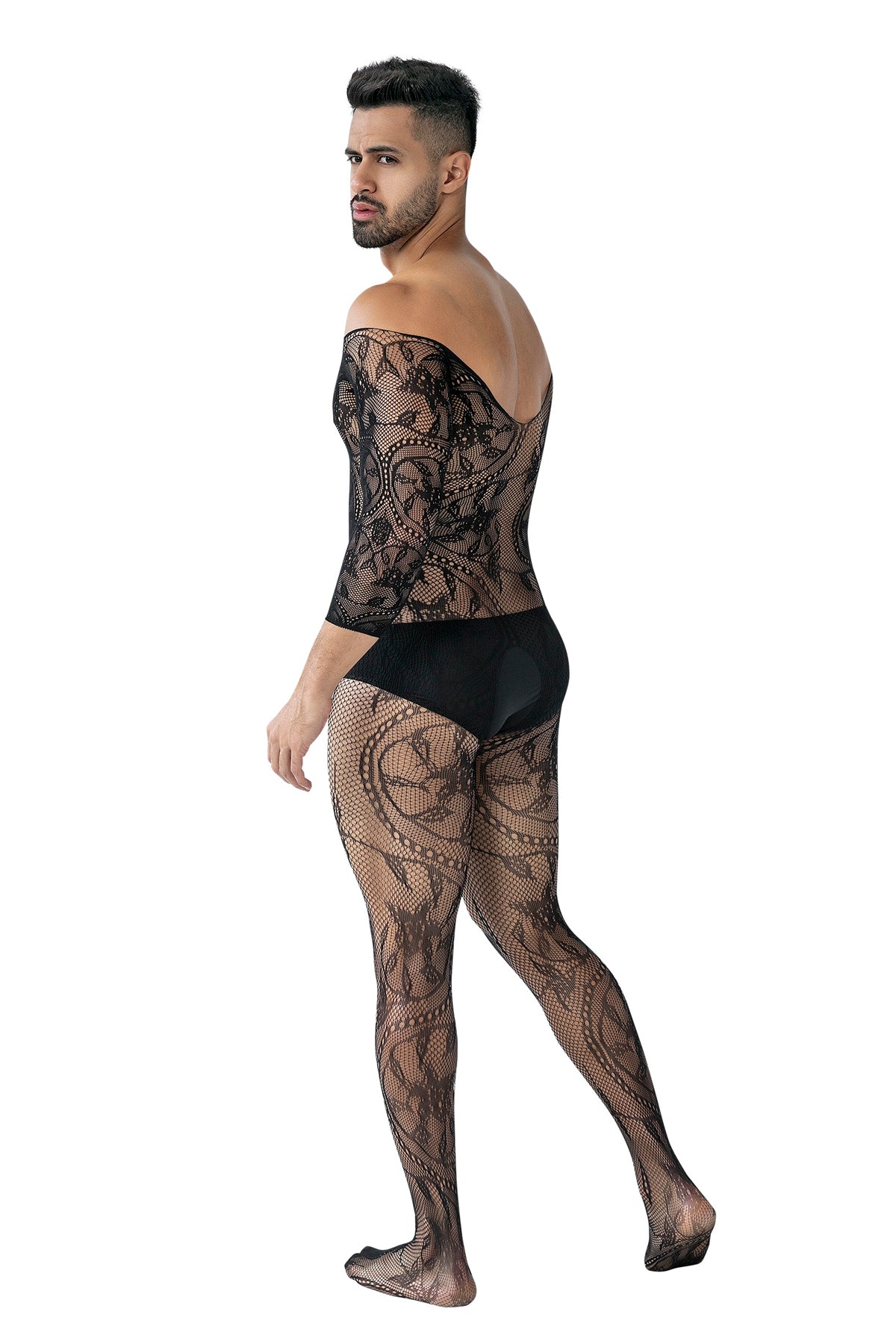 Herren Bodystocking ouvert RAV119 - L/XL