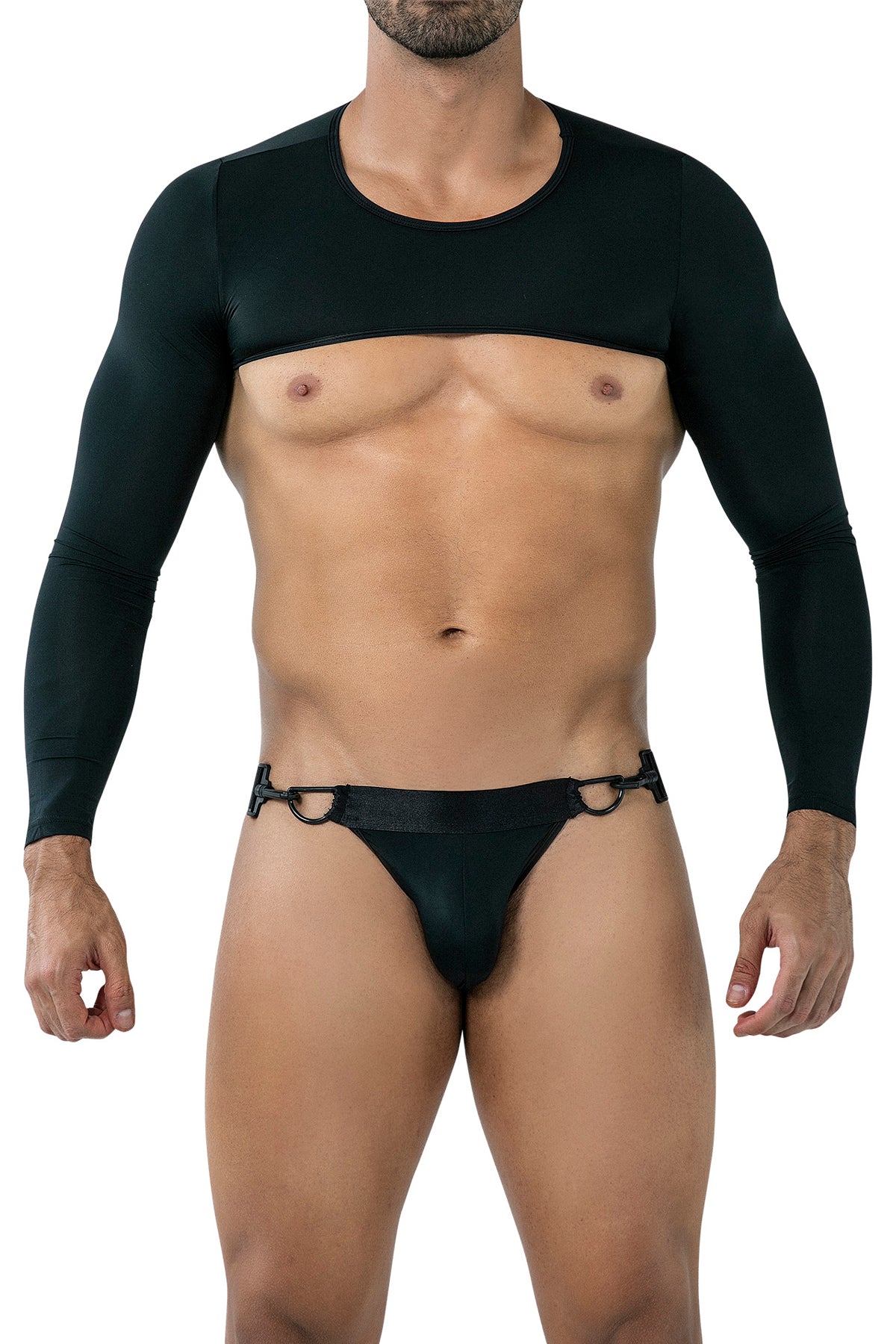 schwarzes Jockstrap-Set RAV117 - XL