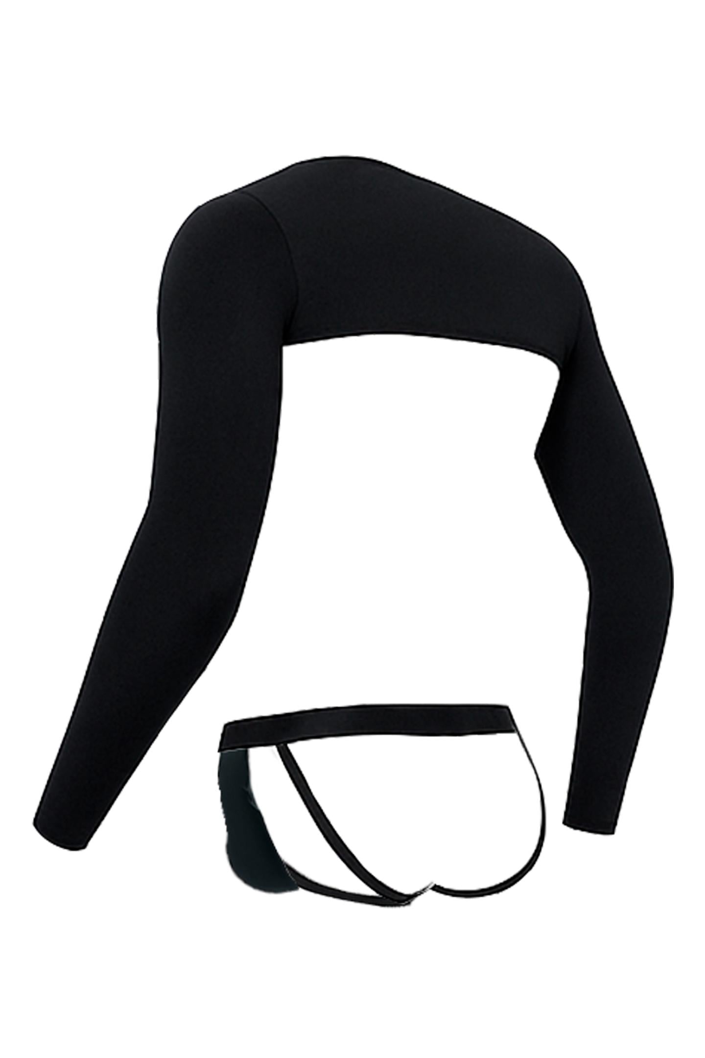 schwarzes Jockstrap-Set RAV117 - XL