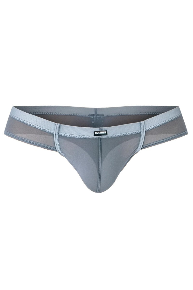 grauer Hybrid Cheeky Brief Netz C4MSPX22 - XL