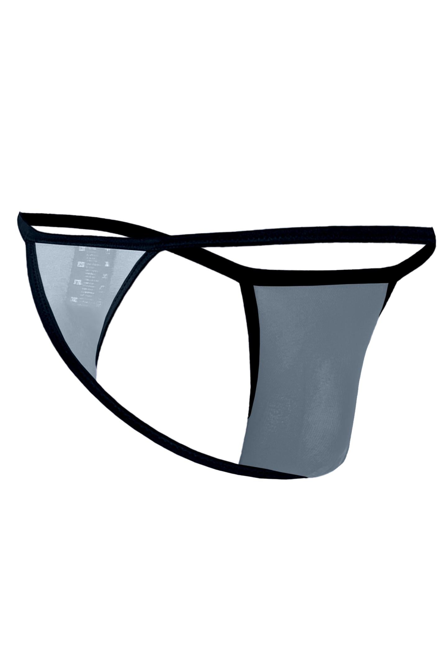 grauer Mini Tanga Kini Netz C4MSPX17 - XL