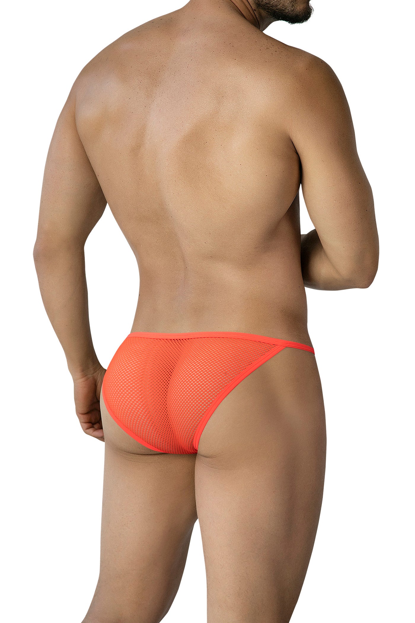 Orange Fluo Mesh Mini Brief C4MMSH18 - XL