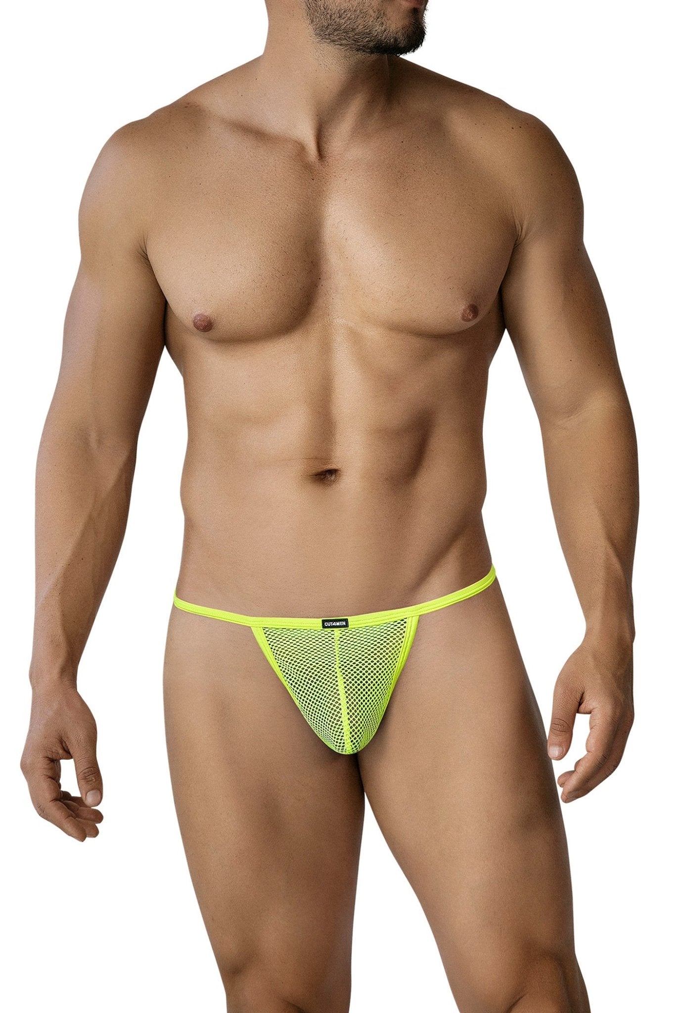 Neon Lime Mesh G-String C4MMSH02 - L/XL - CUT4MEN - Shop Deutschland Noodosz