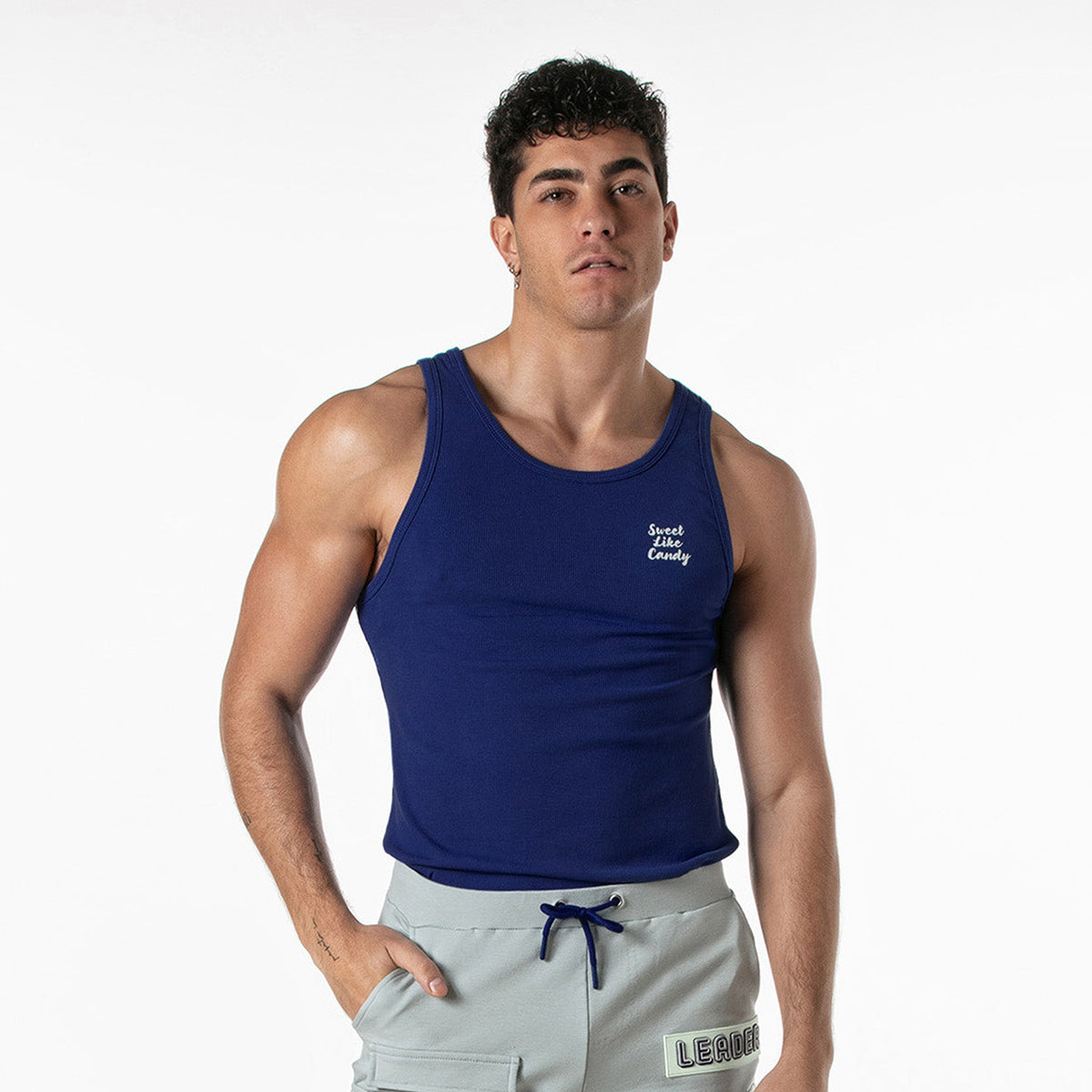 Candy Tanktop Blau-0
