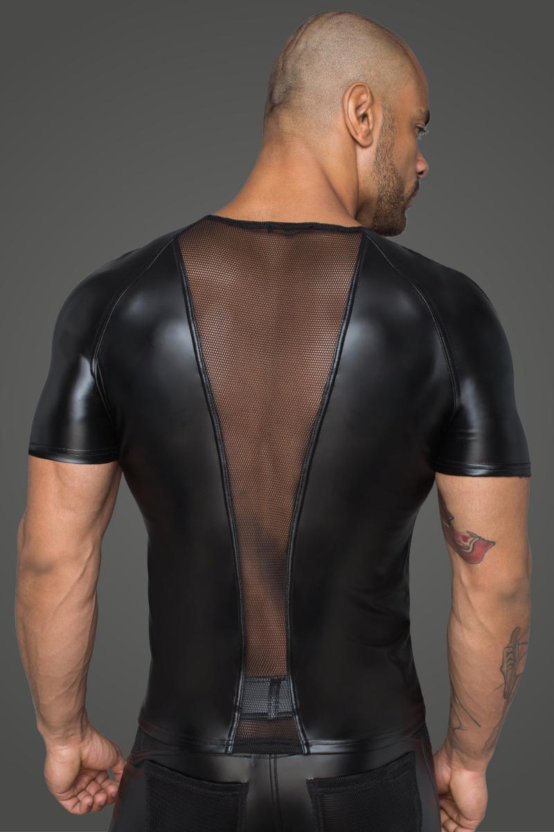 Wetlook T-shirt H056 - 3XL - Noir Handmade Men - Shop Deutschland Noodosz