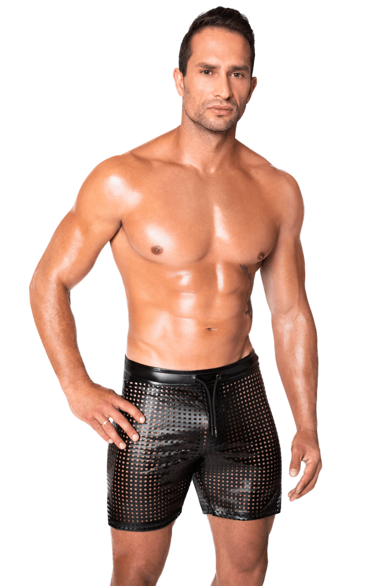schwarze Shorts H077 - 3XL - Noir Handmade Men - Shop Deutschland Noodosz