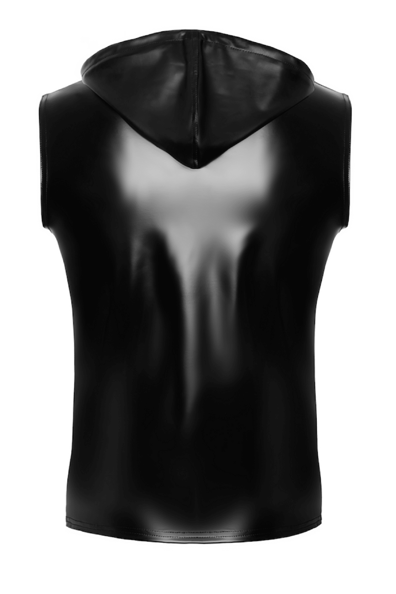 ärmelloses Kapuzenshirt H081 - 3XL - Noir Handmade Men - Shop Deutschland Noodosz