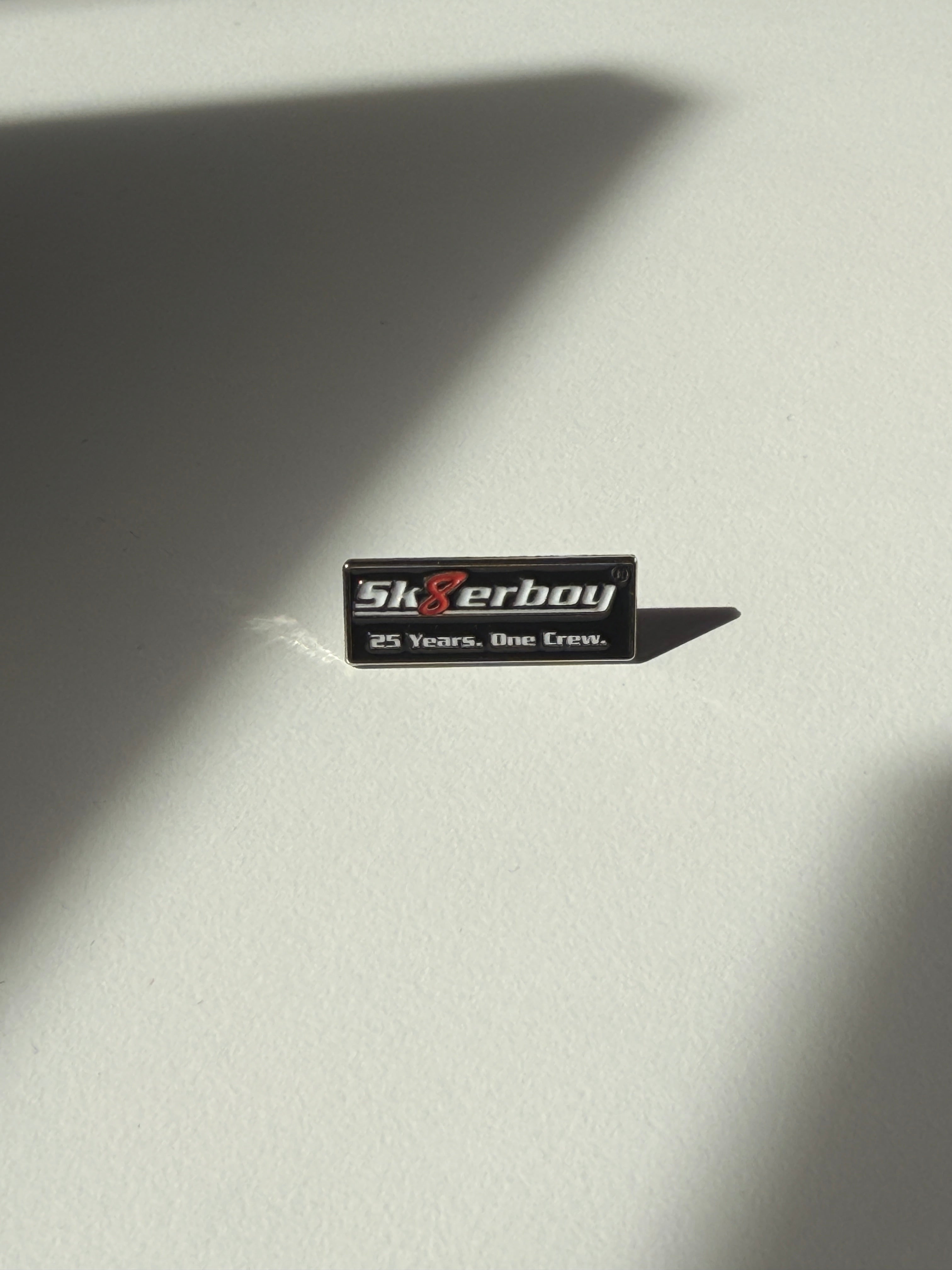 Sk8erboy® PIN – 25 Years. One Crew.