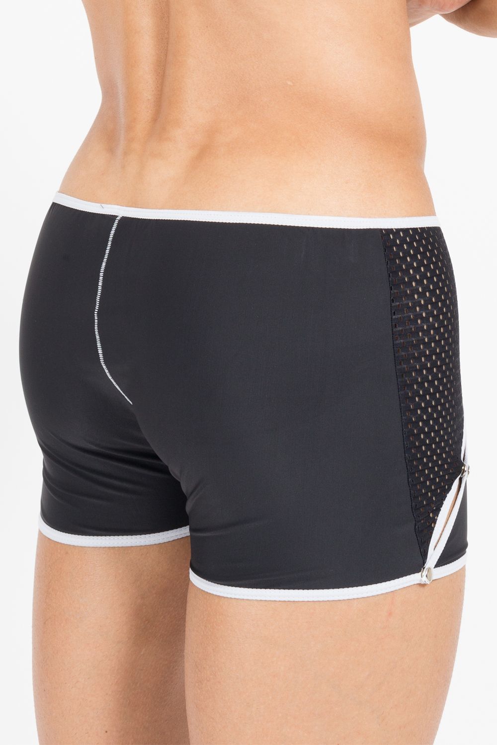 schwarz/weißer Herren-Boxer Mixing 43-67 XL von Look Me - LOOK ME - Shop Deutschland Noodosz