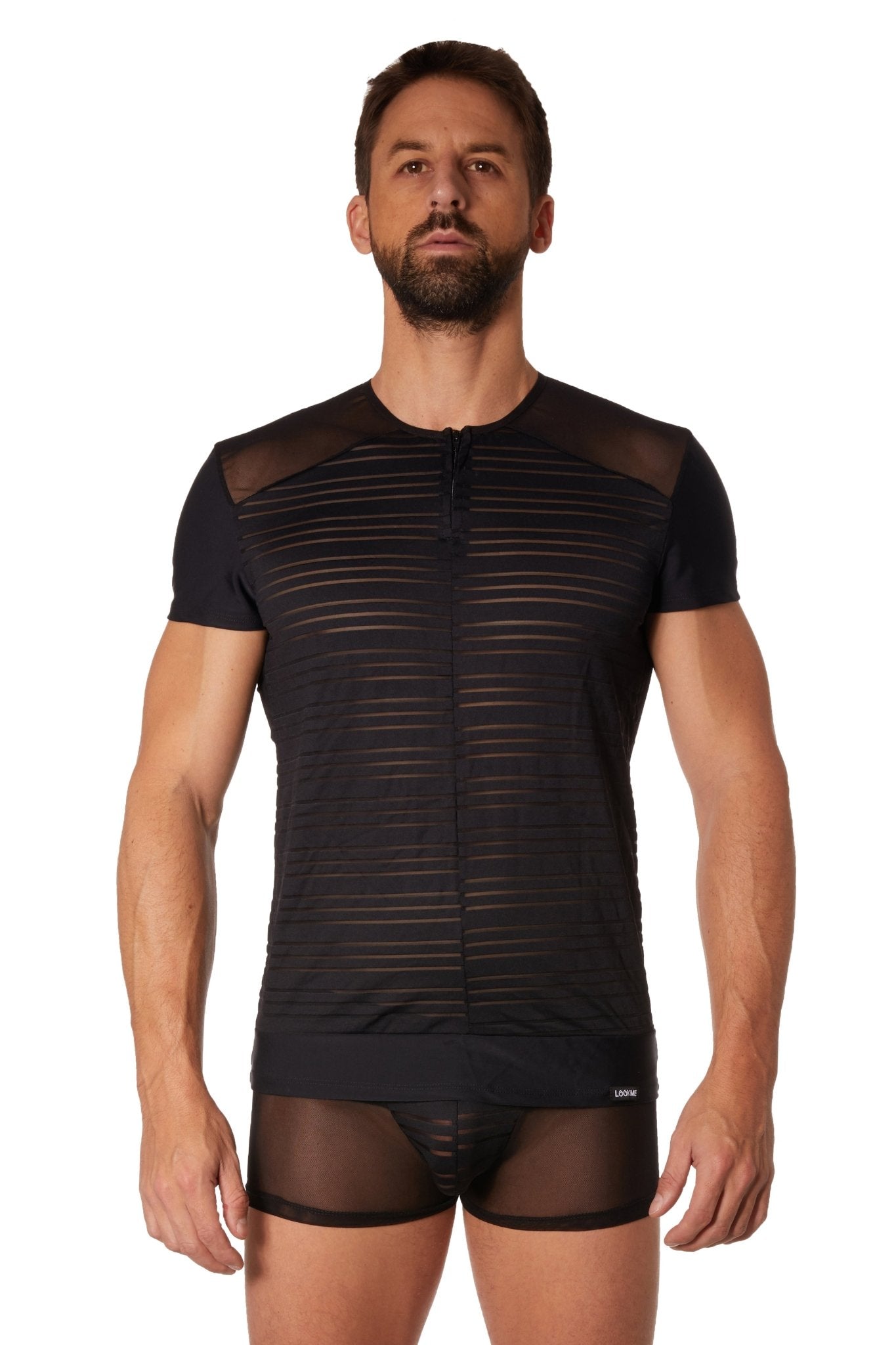 schwarzes Herren T-Shirt 906-81 - XL - LOOK ME - Shop Deutschland Noodosz
