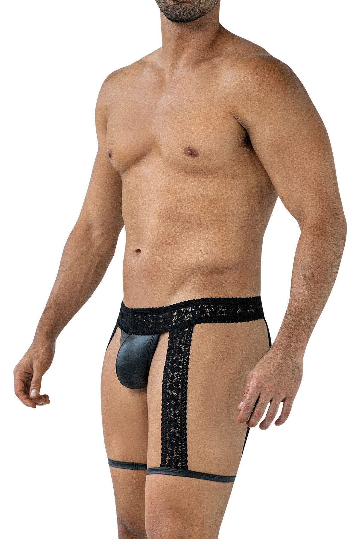 schwarzer Strumphalter mit String C4MRAV103 - XL - CUT4MEN - Shop Deutschland Noodosz