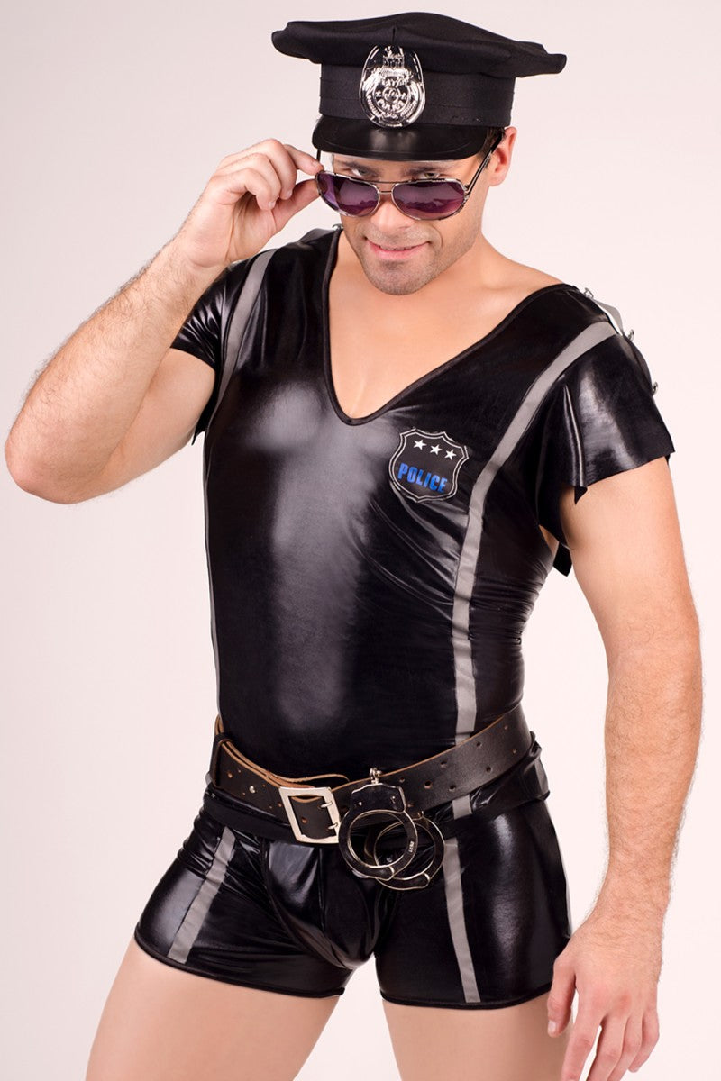 schwarzes Hemd-Boxer-Set MC/9045 XXL/XXXL von Andalea-0