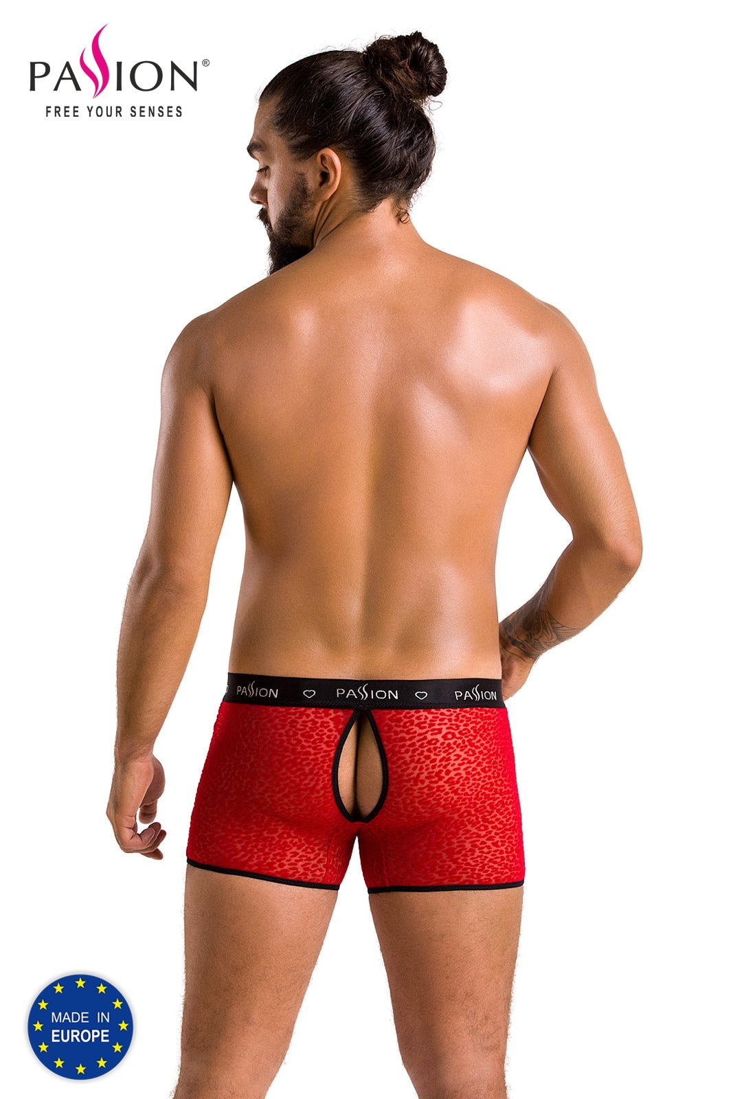 rote Herren Shorts 046 - 2XL/3XL - Passion Menswear - Shop Deutschland Noodosz