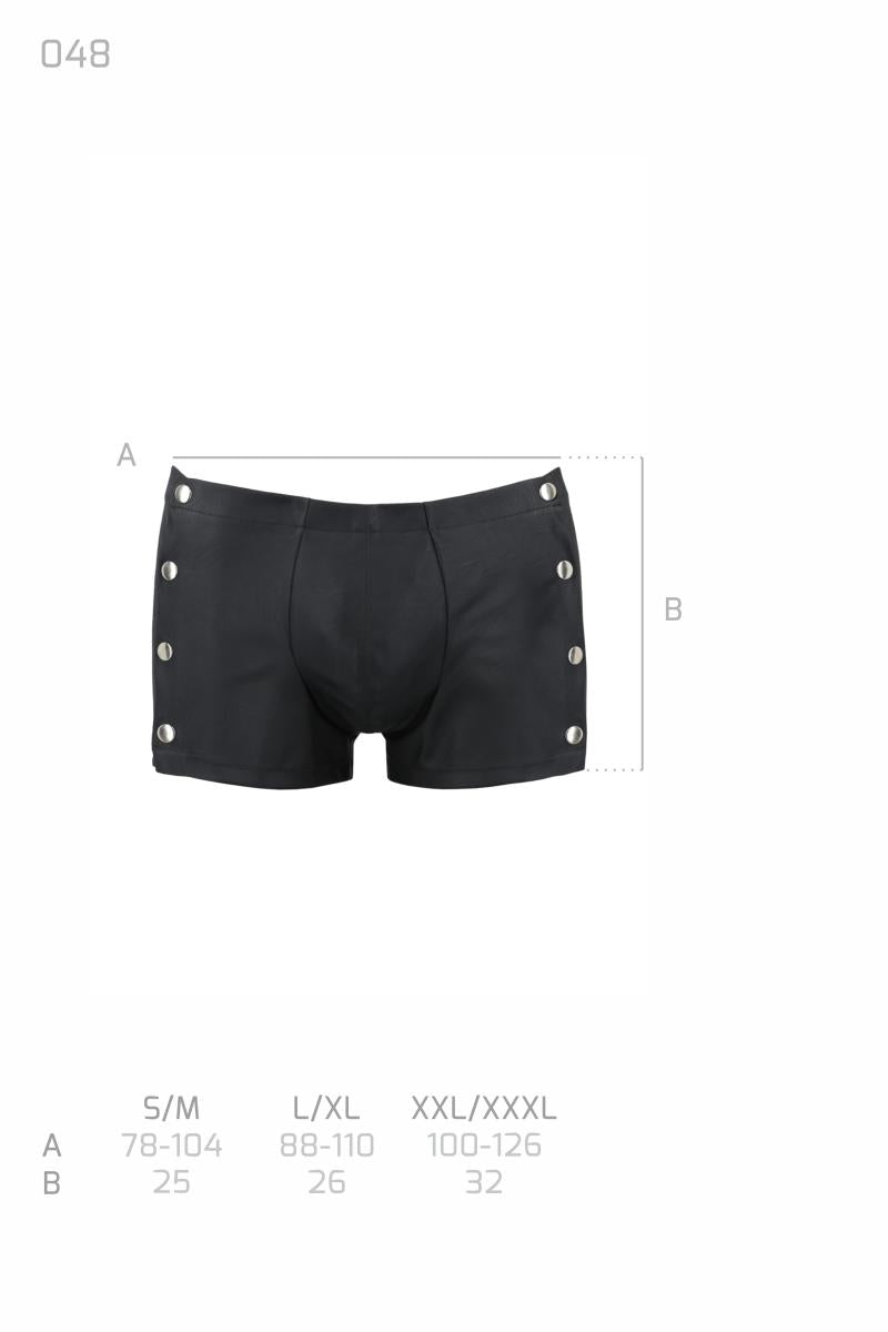 schwarzer Herren Shorts 048 - 2XL/3XL - Passion Menswear - Shop Deutschland Noodosz