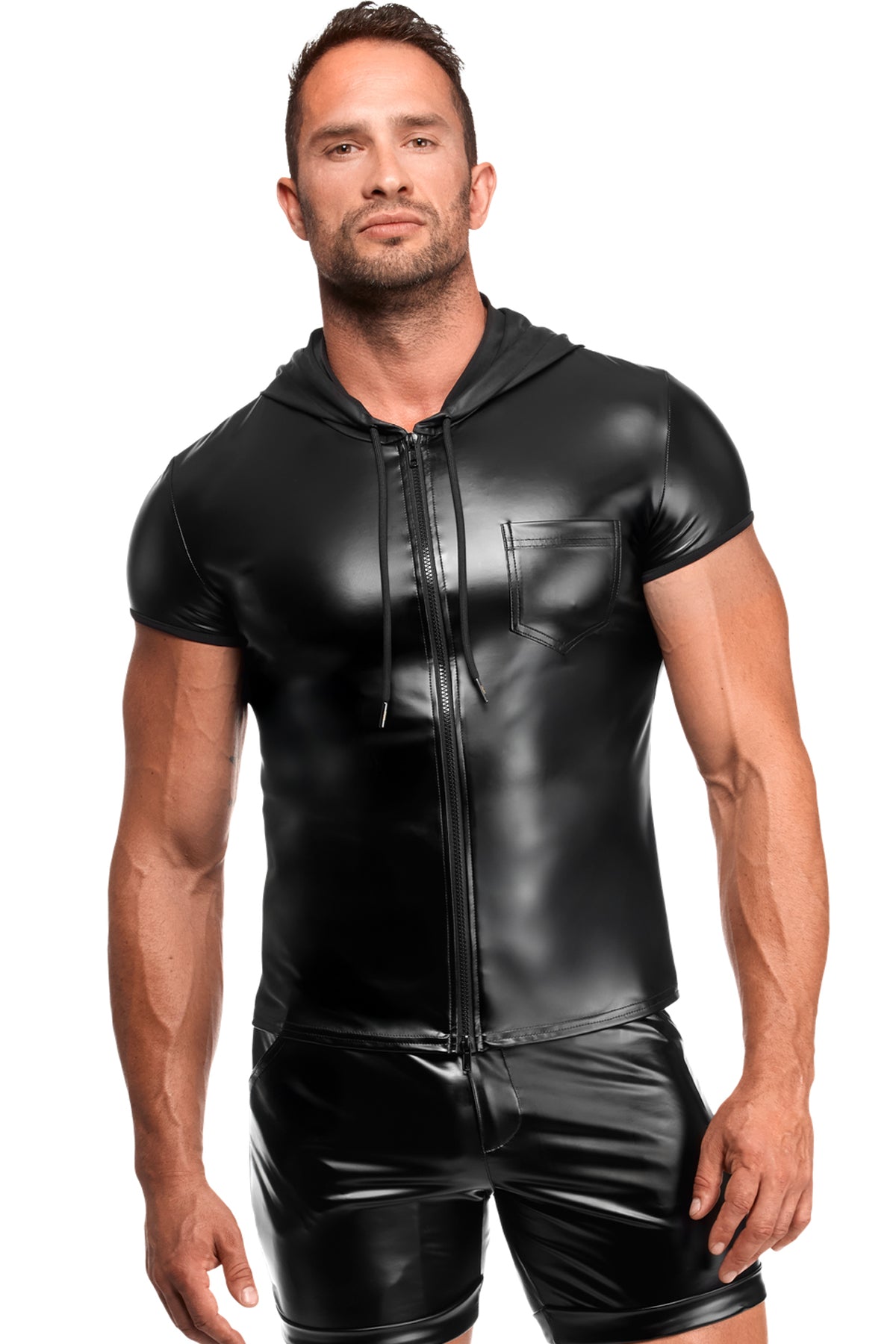Herren Kapuzen Hemd H085 - 3XL