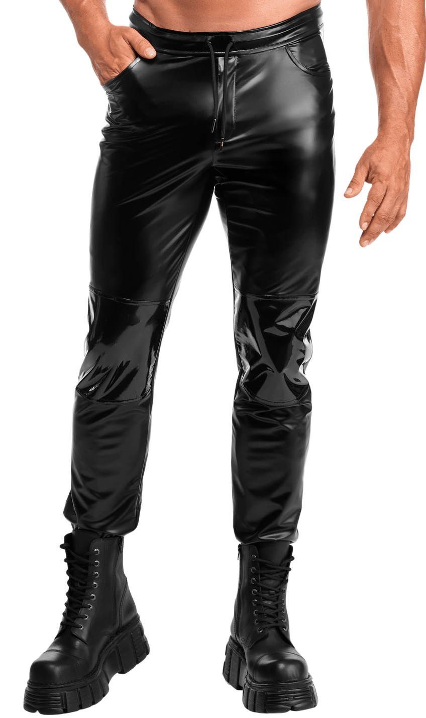 schwarze Herrenhose Rogue H087 - 3XL - Noir Handmade Men - Shop Deutschland Noodosz
