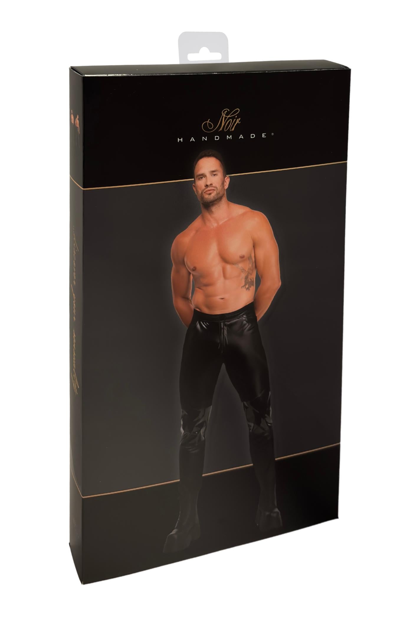 schwarze Herrenhose Rogue H087 - 3XL - Noir Handmade Men - Shop Deutschland Noodosz