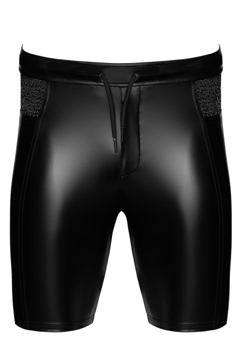 schwarze Shorts Onyx Hybrid H089 - 3XL - Noir Handmade Men - Shop Deutschland Noodosz